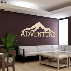 Carved wood picture - ADVENTURE | SENTOP