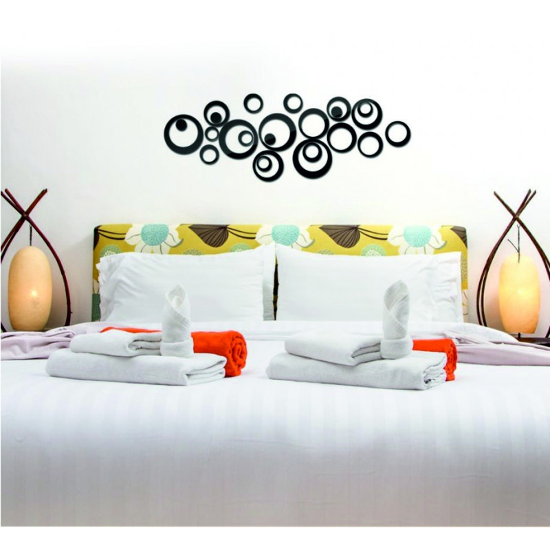 Decorative mirrors. Mirror stickers for the wall, as a picture or decoration, 3D acrylic sticker