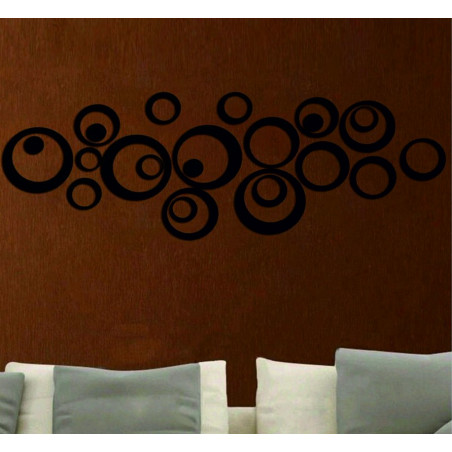 Decorative mirrors. Mirror stickers for the wall, as a picture or decoration, 3D acrylic sticker
