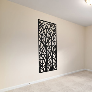 Decorative panel forest silhouettes - HARMONY