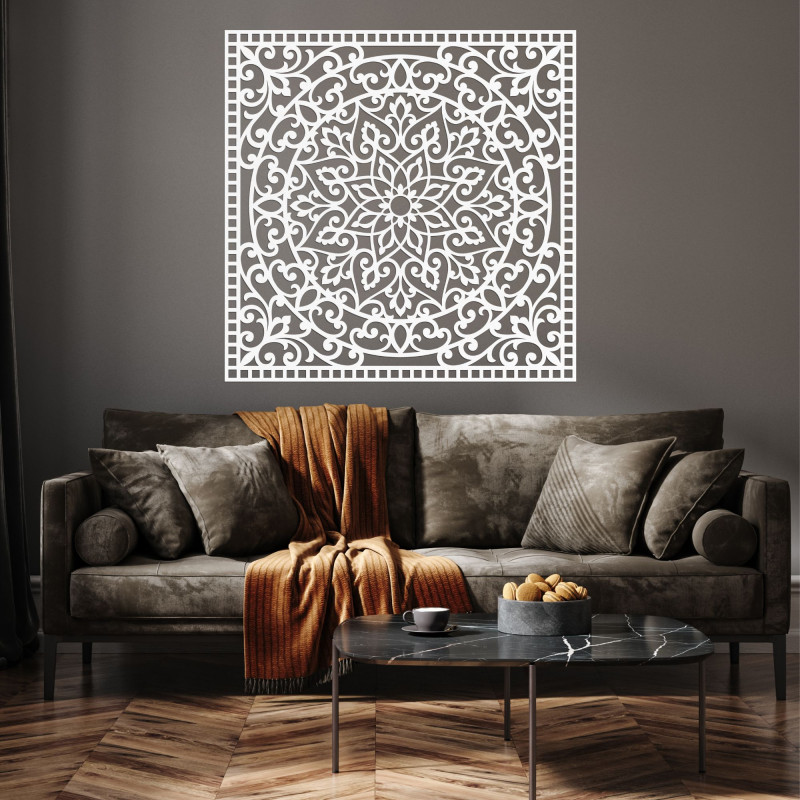 Art wall painting symphony of wooden patterns