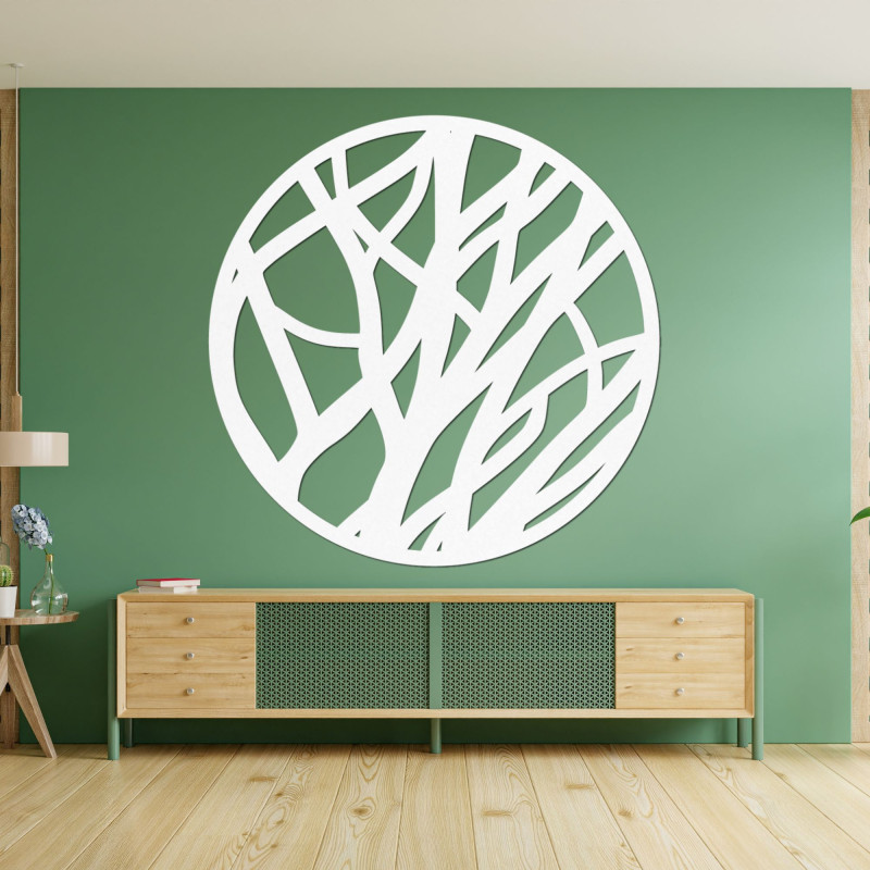 Wooden wall picture circle - FLORIN