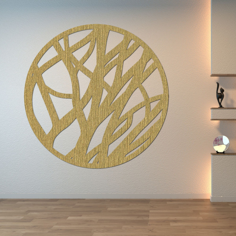 Wooden wall picture circle - FLORIN