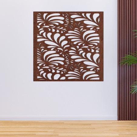 Carved wooden picture for wall - HERBA