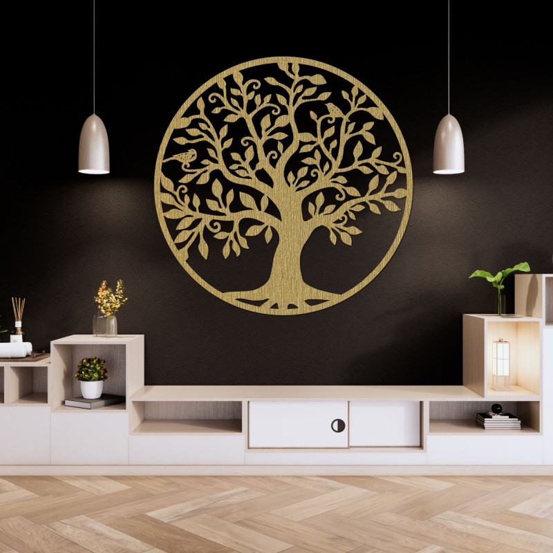 Wooden decoration tree of life