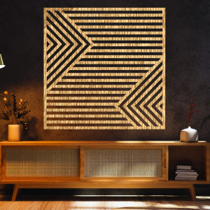 Wooden wall decoration - PRISMA 2