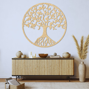 Carved wall painting tree of life - NIRVANA 2