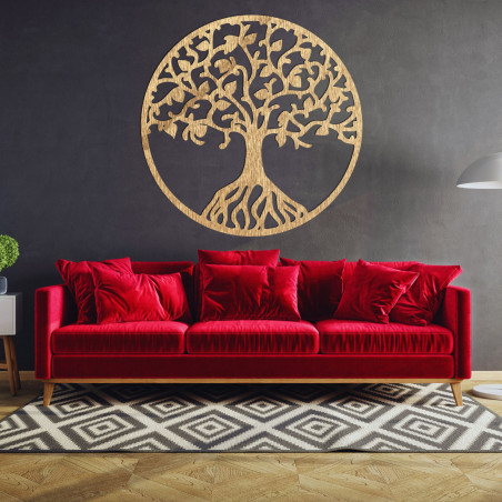 Carved wall painting tree of life - VITALIS