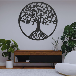 Carved wall painting tree of life - NIRVANA