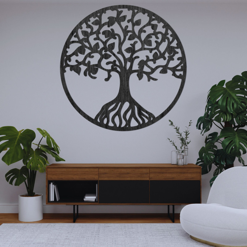 Carved wall painting tree of life - NIRVANA