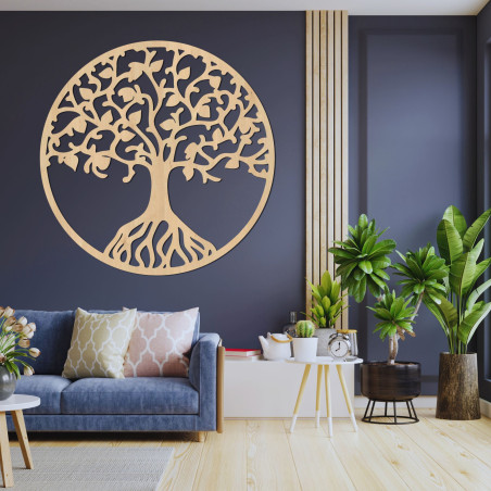 Elegant wooden wall decoration tree of life - ETERNA