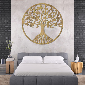 Elegant wooden wall decoration tree of life - ETERNA