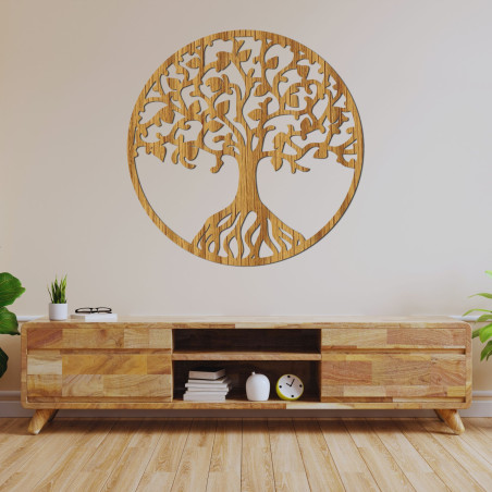 Elegant wooden wall decoration tree of life - ETERNA