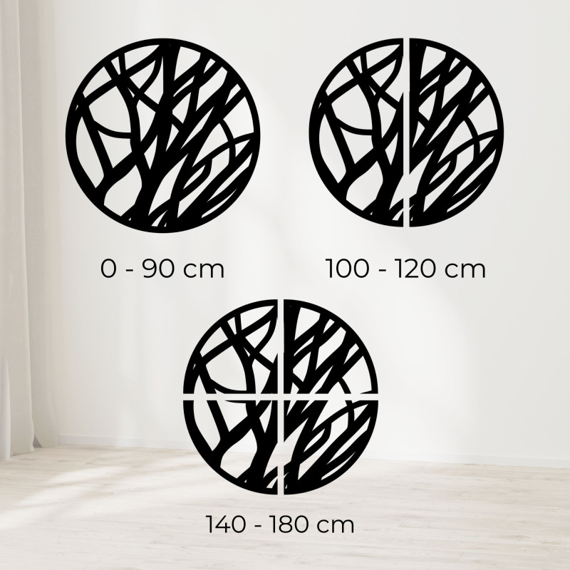 Wooden wall picture circle - FLORIN