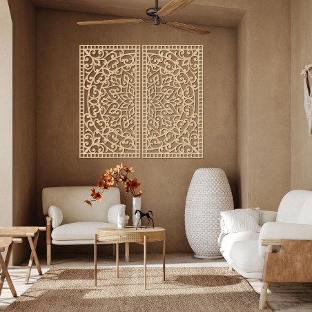 Wooden Mandala Wall Decoration – A Timeless Design with Deep Meaning