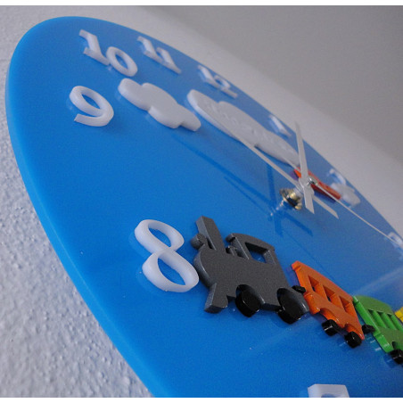 Cheerful wall clock for boys and girls