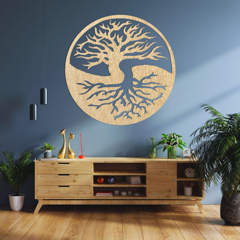 Wooden wall decoration tree of life - DUALITA