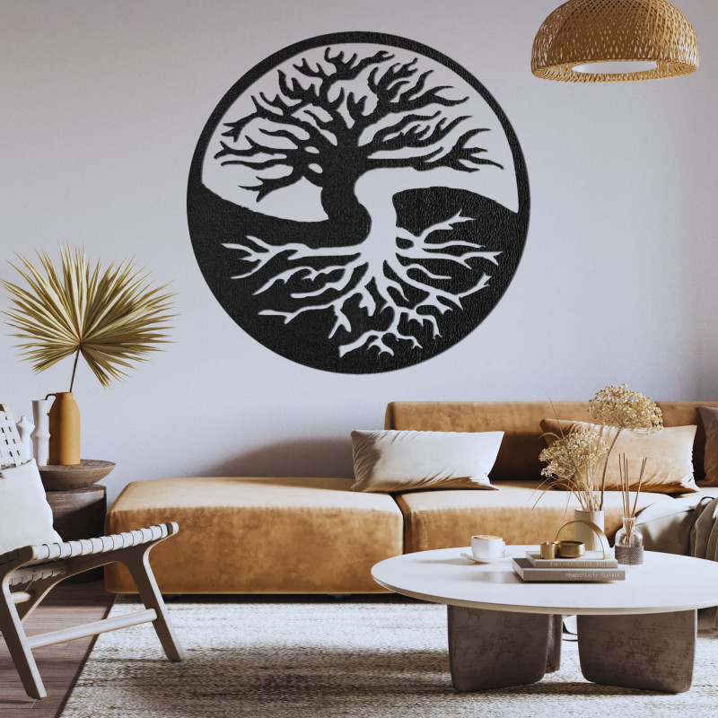 Carved wall painting tree of life - CONCORDIA