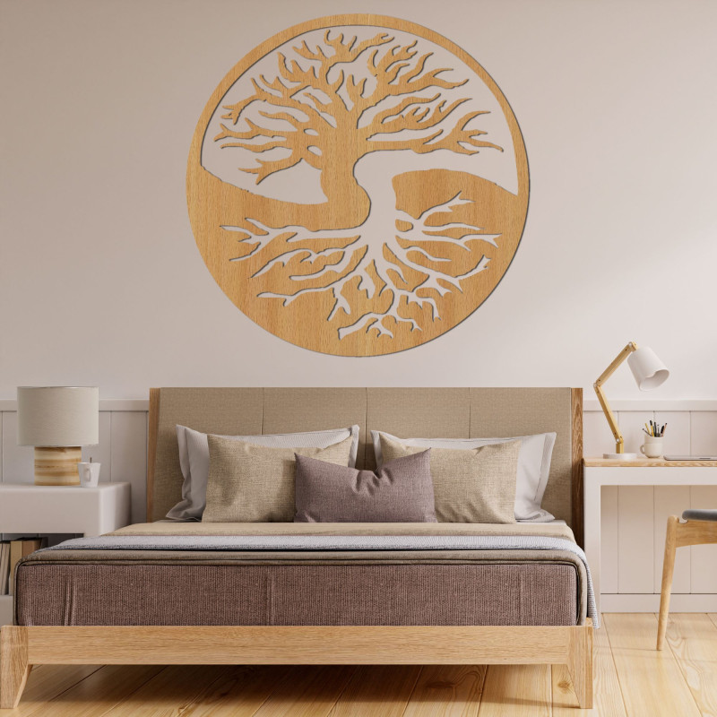 Carved wall painting tree of life - CONCORDIA