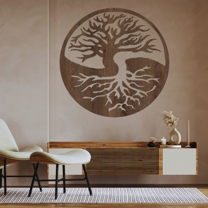 Carved wall painting tree of life - CONCORDIA