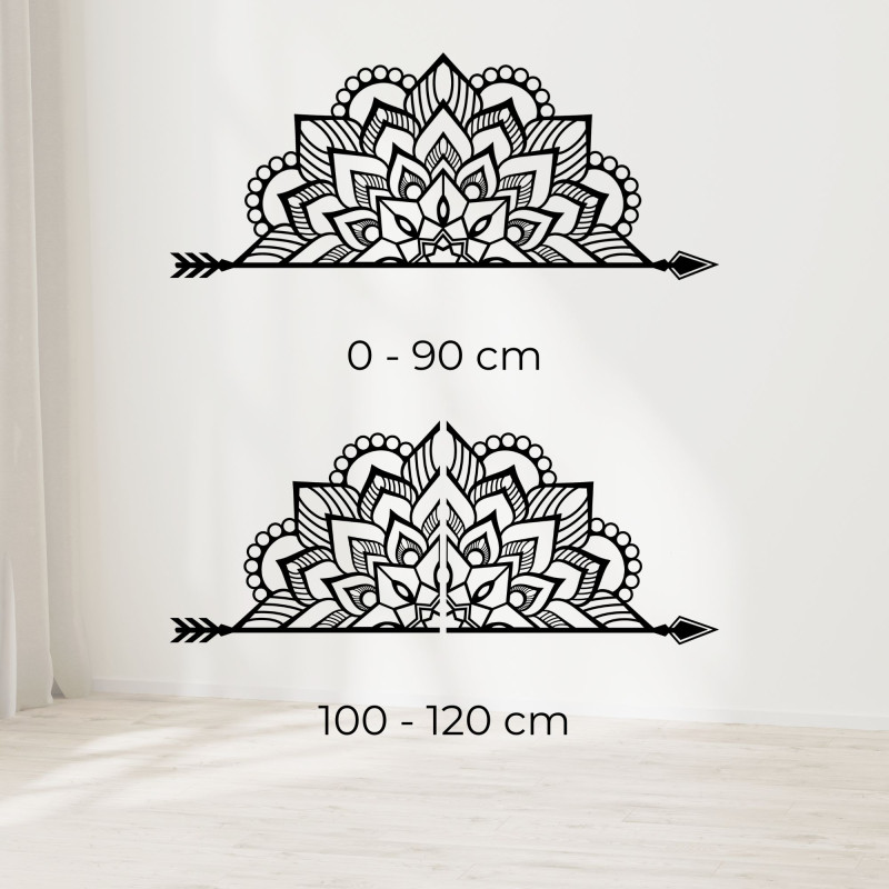 Modern wooden mandala with a geometric pattern bringing harmony and peace to your home