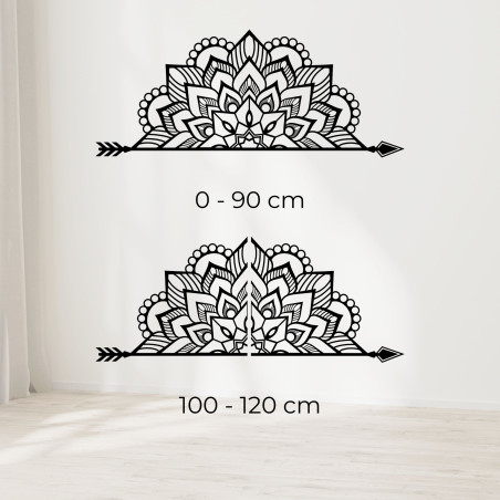 Modern wooden mandala with a geometric pattern bringing harmony and peace to your home