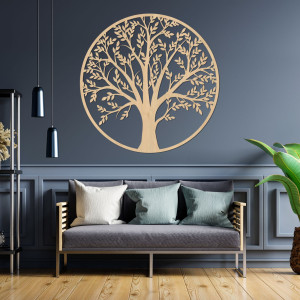 Wooden wall painting tree of life - LIGNUM 2