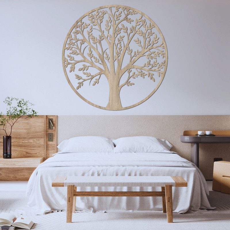 Wooden wall picture tree of life - LIGNUM