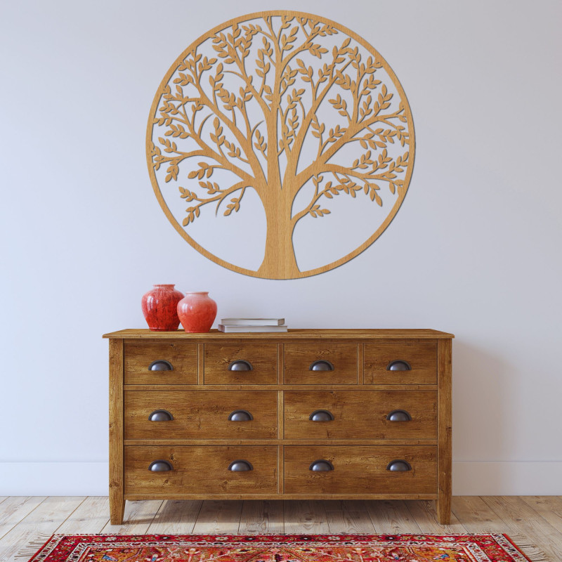 Black Tree of Life Wall Decoration for Living Room