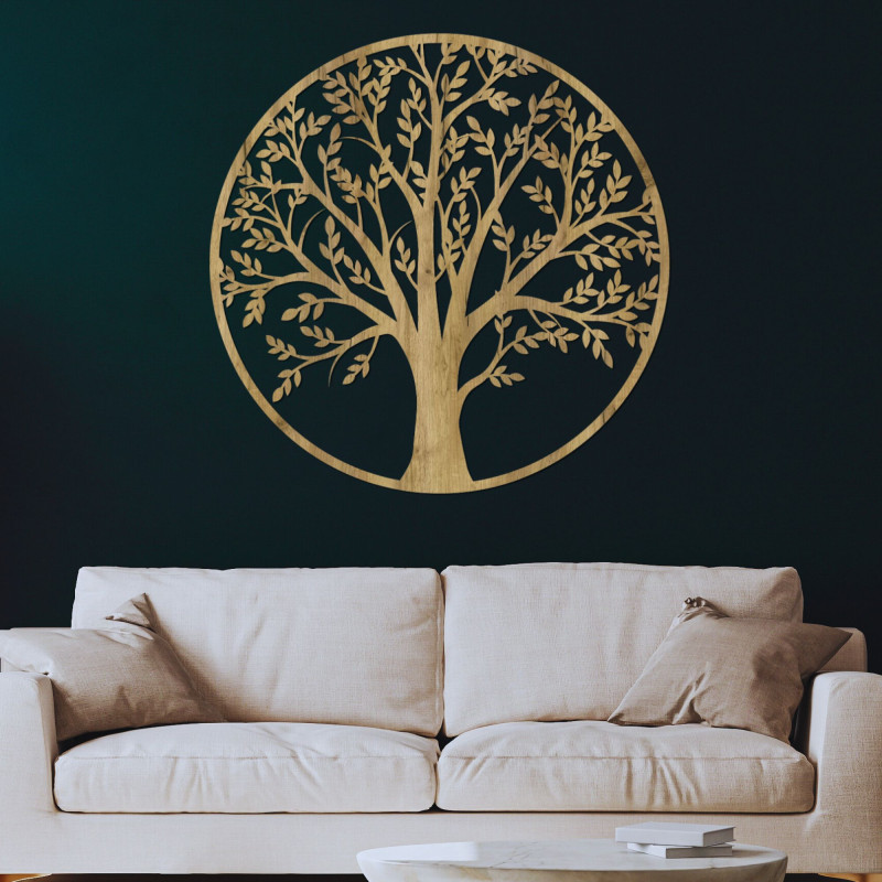 Wooden wall picture tree of life - LIGNUM