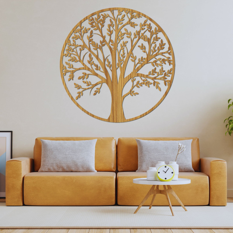 Wooden wall picture tree of life - LIGNUM