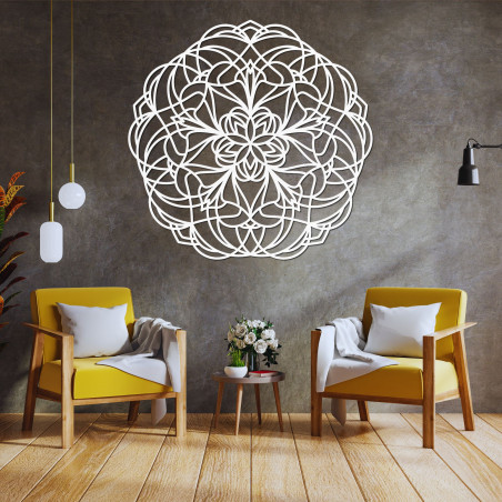 Wooden mandala on the wall – Modern wall decoration