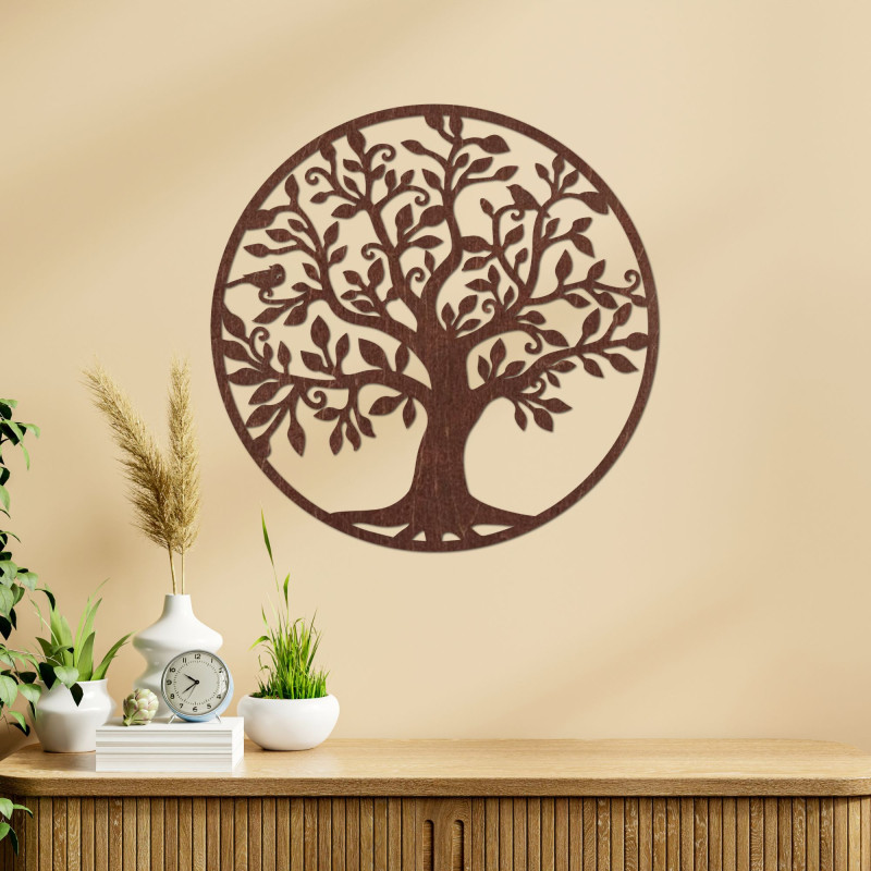 Wooden picture tree of life