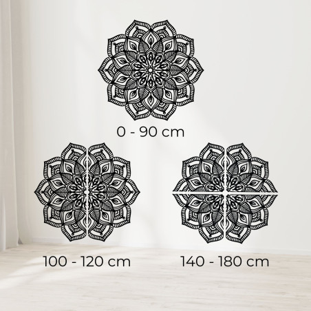 Elegant wooden mandala as a luxurious wall decoration full of harmony and peace