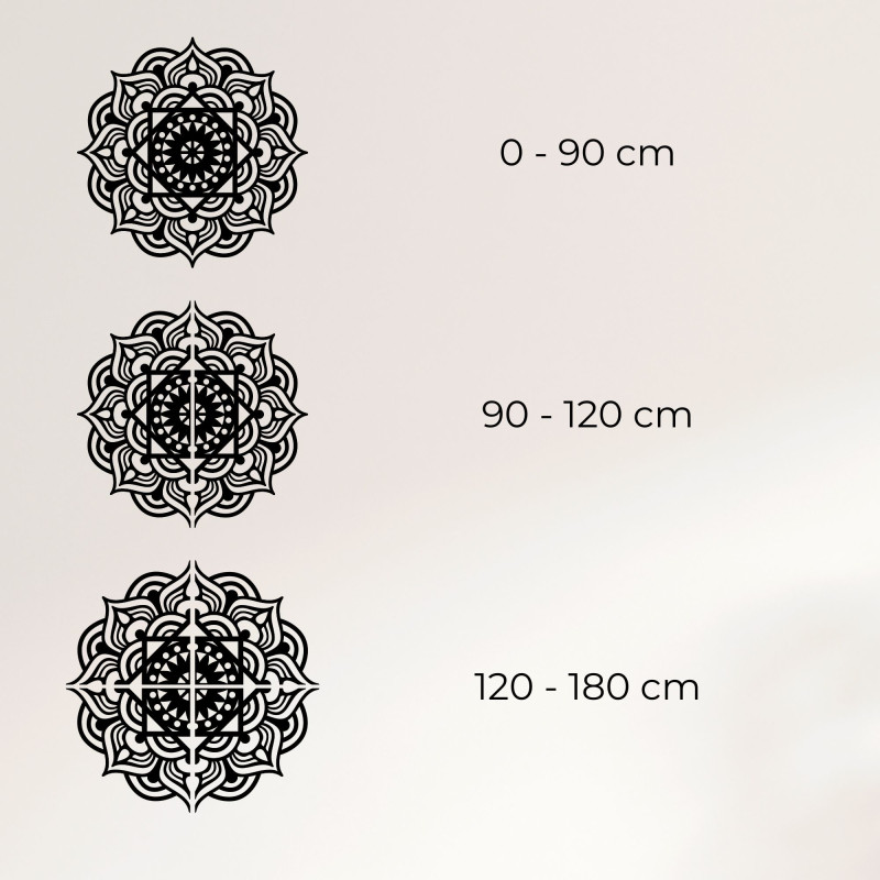 Wooden mandala on the wall as a painting -...