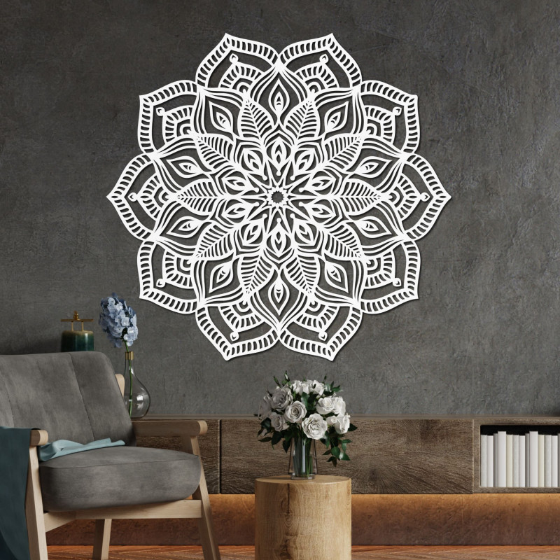 Luxurious wall decoration flower of peace and harmony