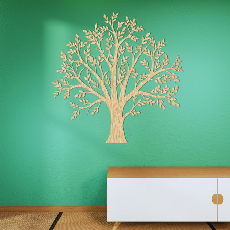 Wooden Tree of Life as a modern wall decoration