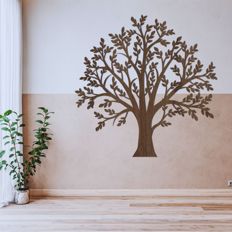 Carved wooden decoration family tree - FAMILIAE