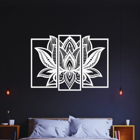 Impressive wooden decoration lotus flower | PURUS