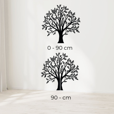 Elegant wooden tree of life wall decoration