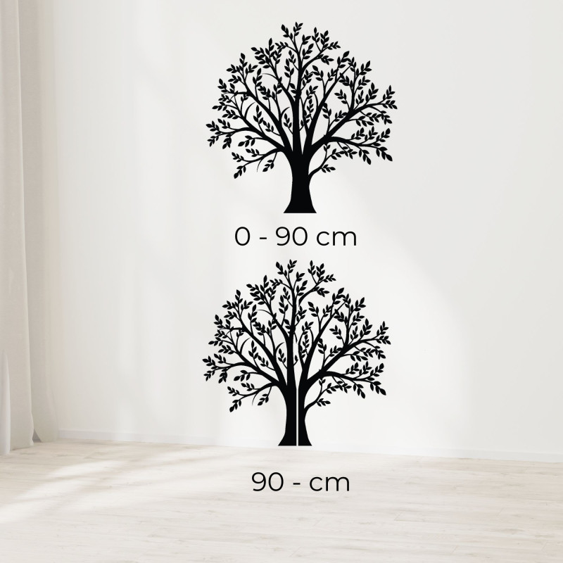 The laser-carved tree of life made of wood is a stylish addition to any interior