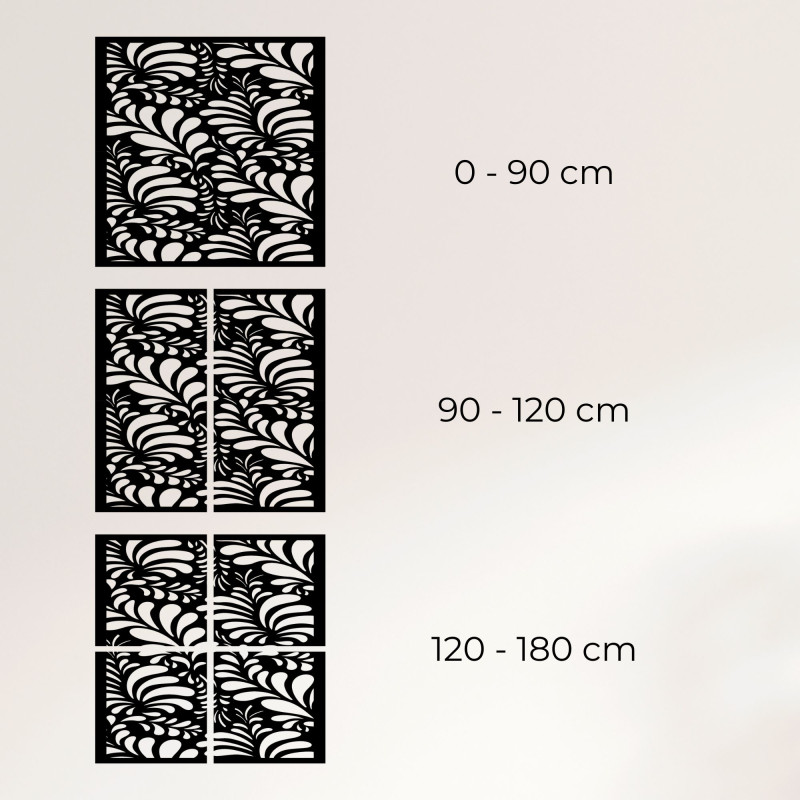 Carved wooden picture for wall - HERBA