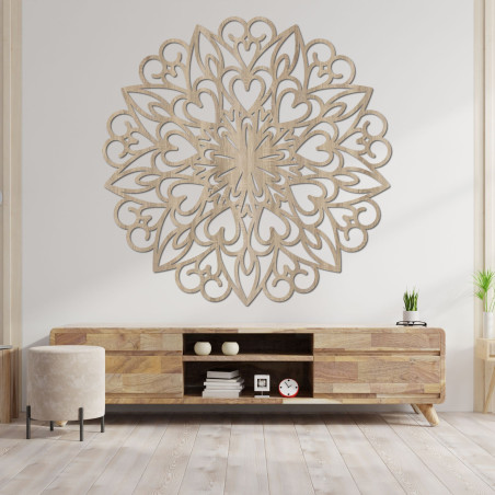 wall picture made of wood