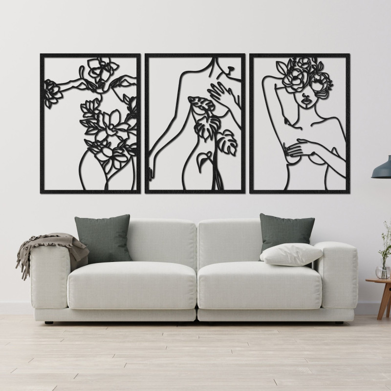 Multi-part wall decoration - FEMIN