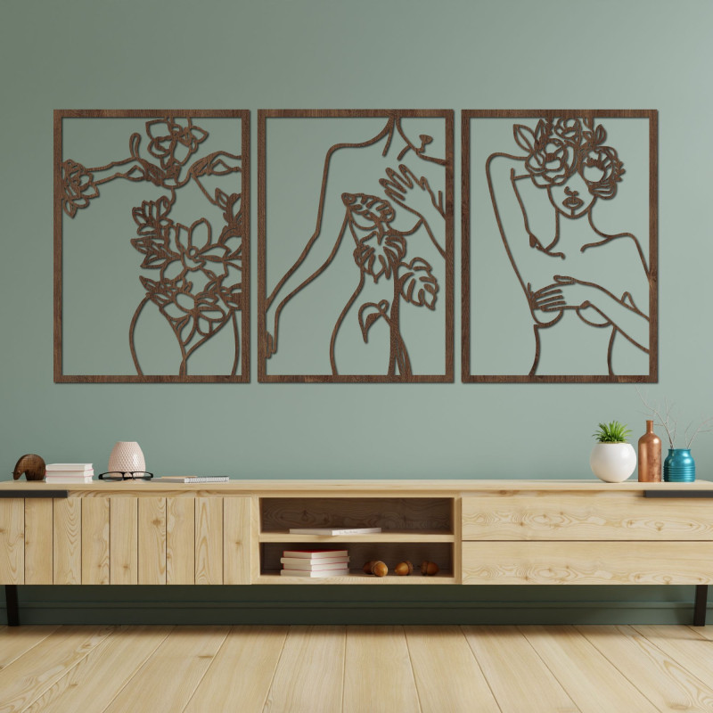 Multi-part wall decoration - FEMIN