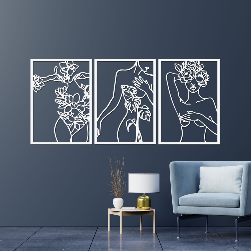 Multi-part wall decoration - FEMIN