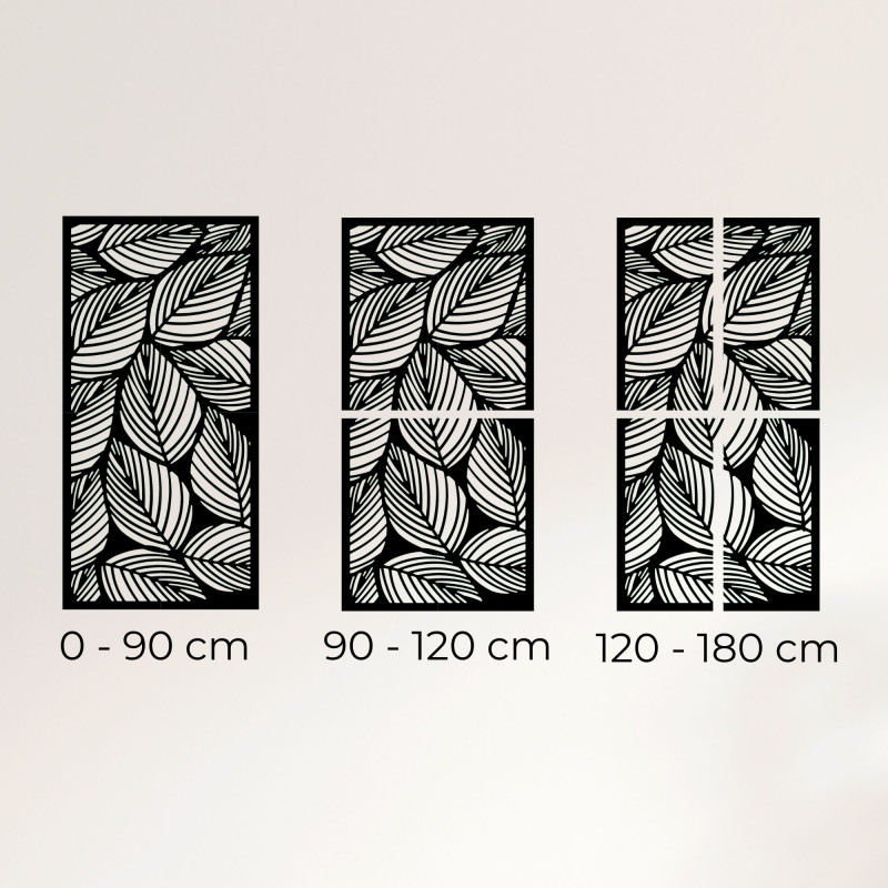 Wooden Leaf Wall Decor: Tropical Wood Panel Art...