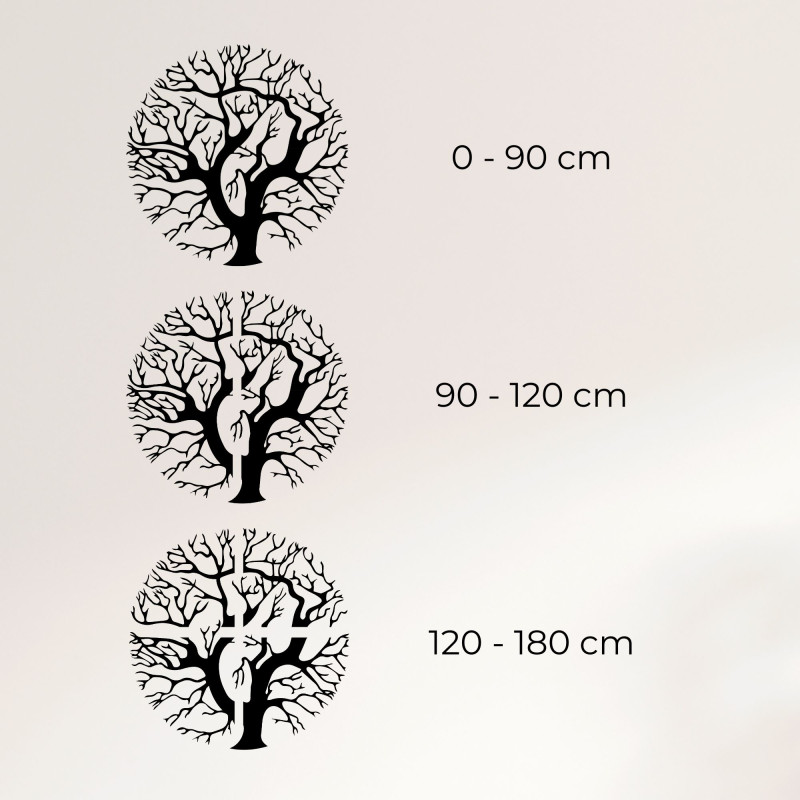 Stylish painting Tree of Life made of wood for a cozy home