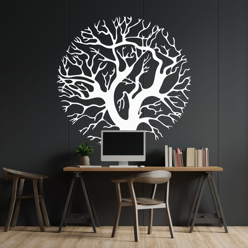 Stylish painting Tree of Life made of wood for a cozy home