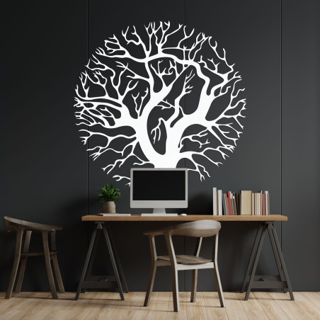 Stylish painting Tree of Life made of wood for a cozy home